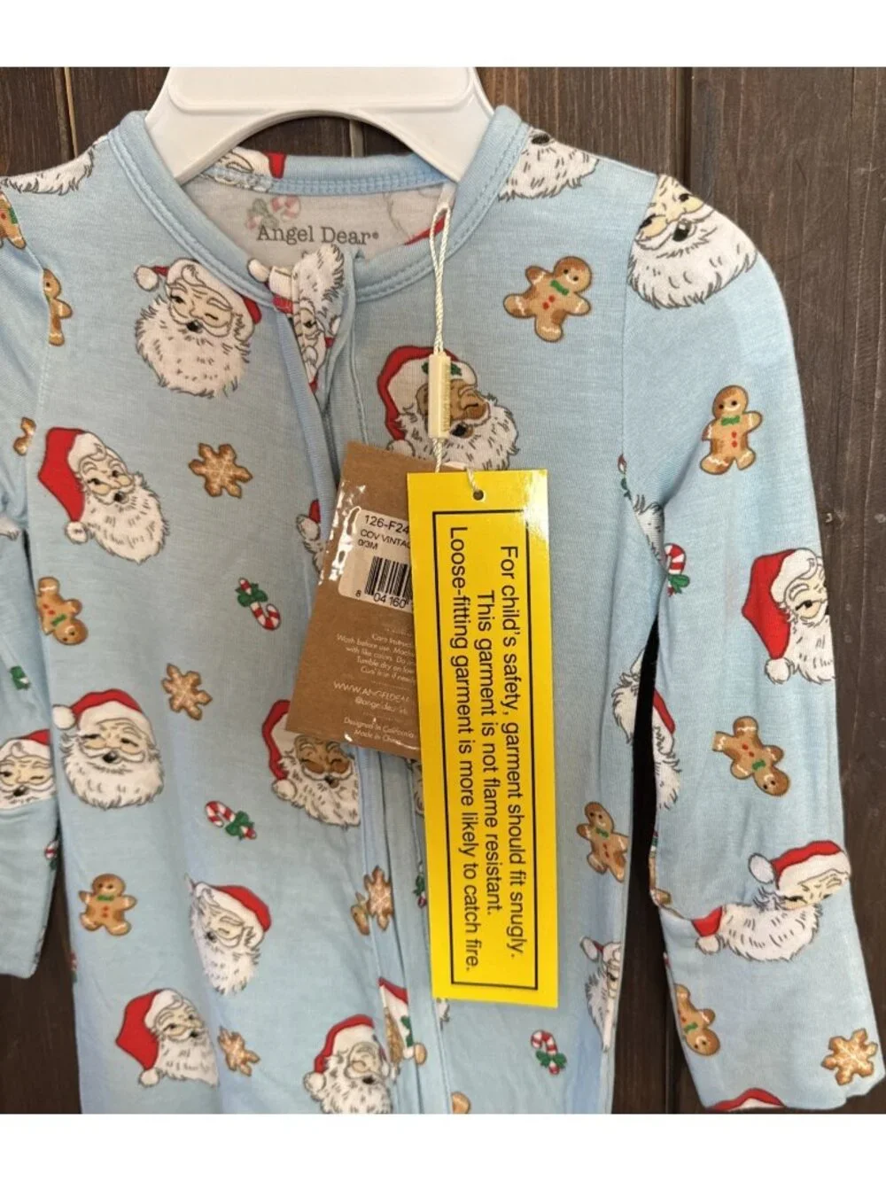 Angel Dear Baby 0-3 months Santa Convertible Romper NWT Christmas Holiday